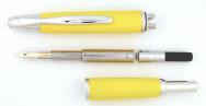 2003 Pilot Capless/Vanishing Point Fountain Pen Exploded View - Mandarin Yellow