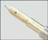 Gun Metal Gray Pilot Namiki Capless Vanishing Point fountain pen nib